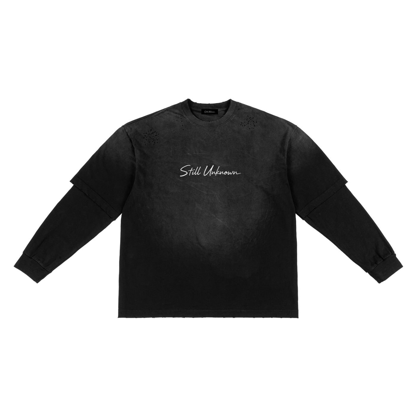 Still Unknown Distressed Sunfade Two-Piece Shirt